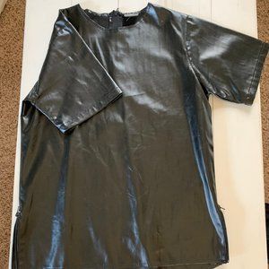 Urban Streetwear Iridium Leather Tee